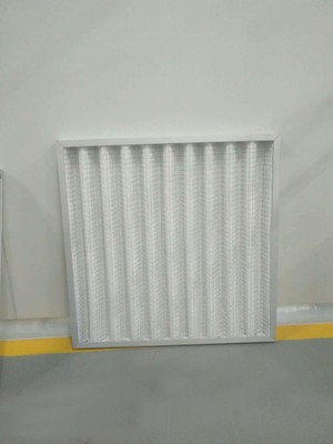 德州精久凈化廠家直供G4折疊板式初效空氣過濾器